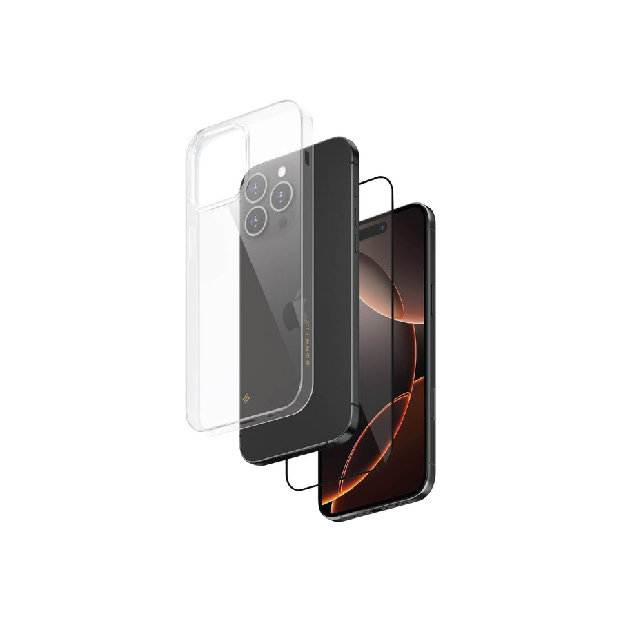 Smartix Premium Case + Glass Protector for iPhone 16 Pro