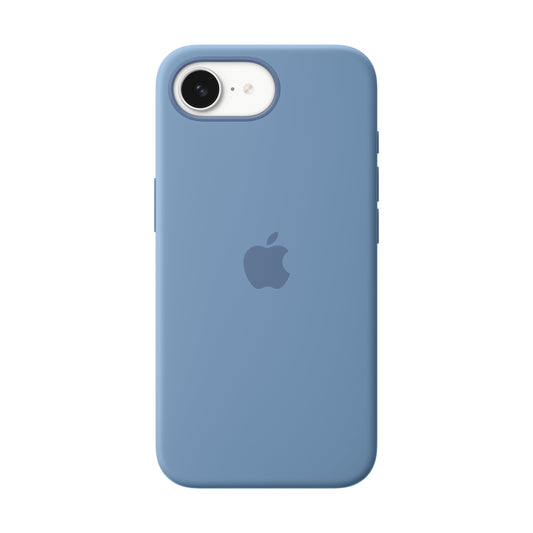 Apple iPhone 16e Silicone Case, Winter Blue