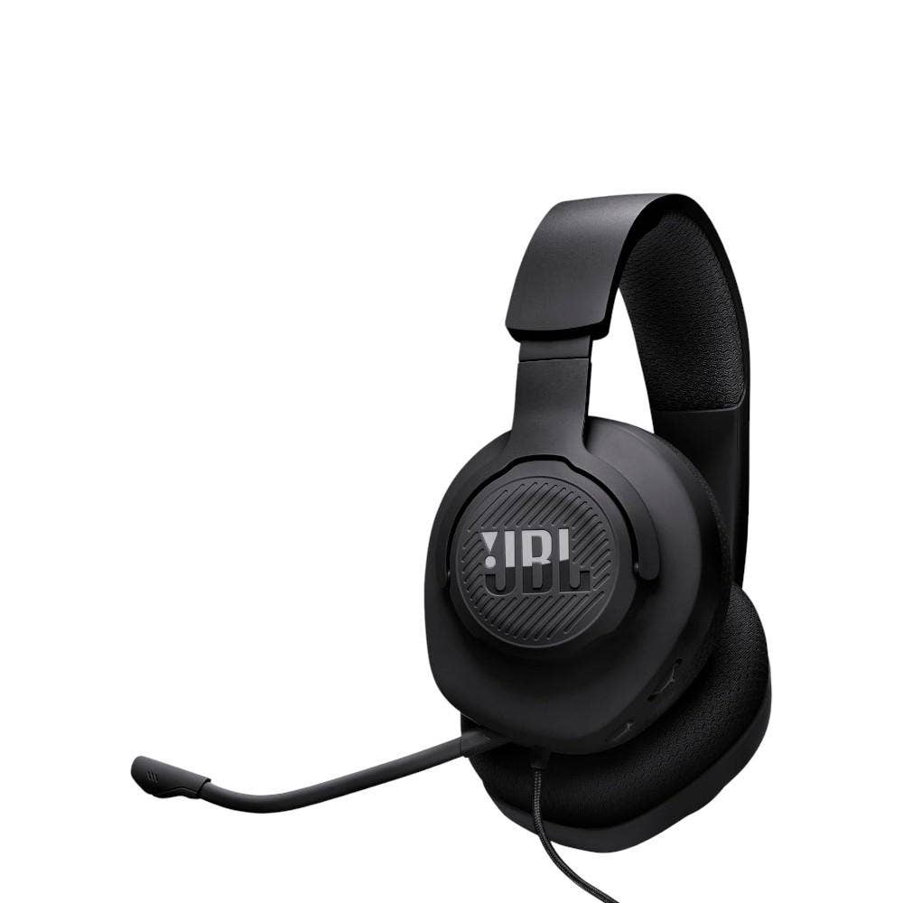 JBL Quantum 100M2 Gaming Headset — 40mm Driver, Detachable Mic, 3.5mm Universal (Purple)