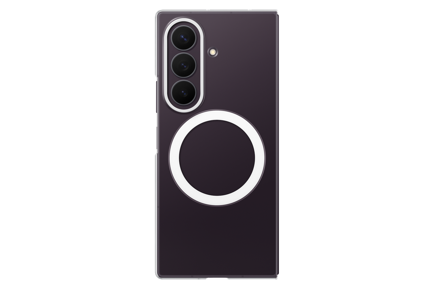 Samsung Z Fold8 Ultra Clear Magnet Case - Angle