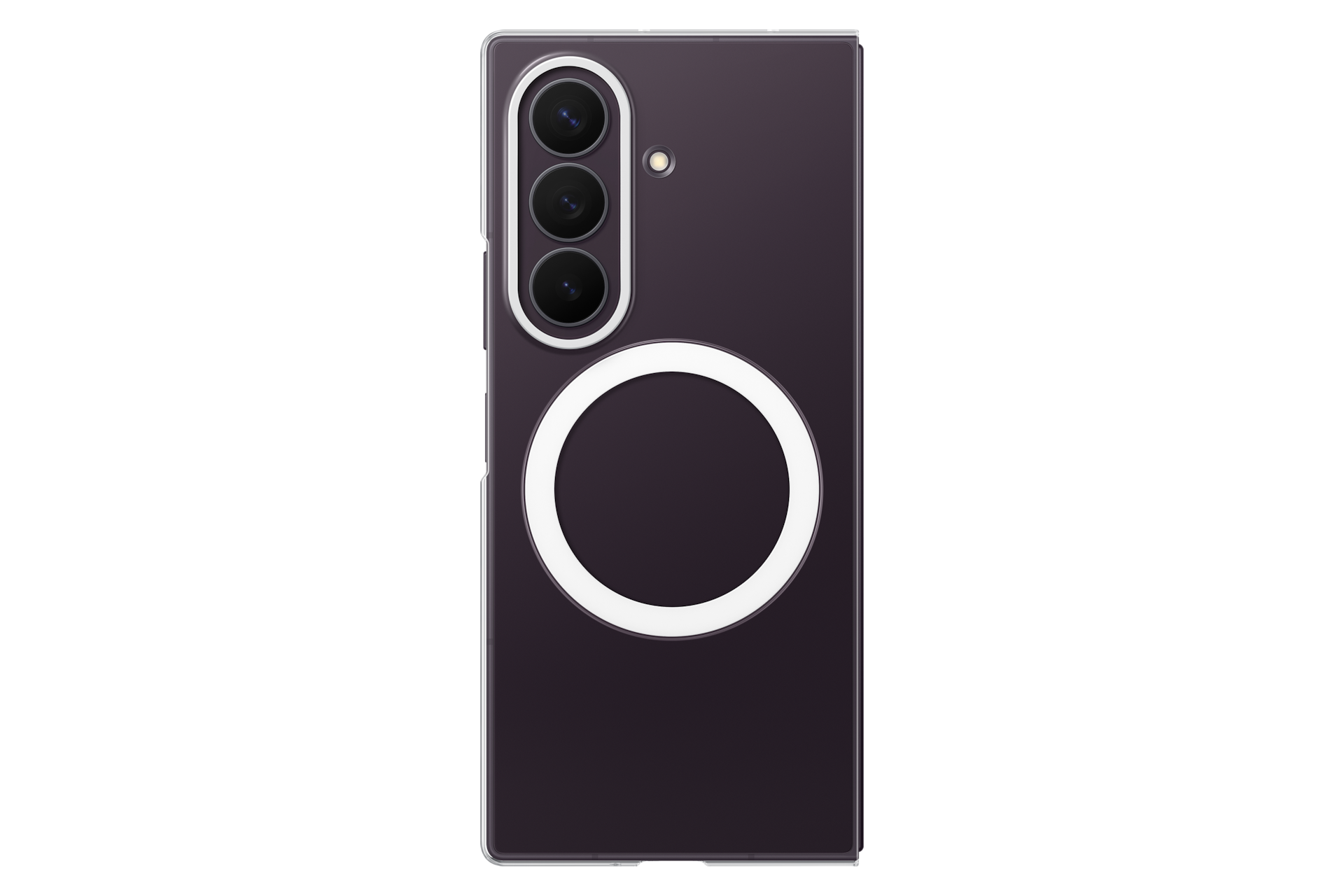 Samsung Z Fold8 Ultra Clear Magnet Case - Angle
