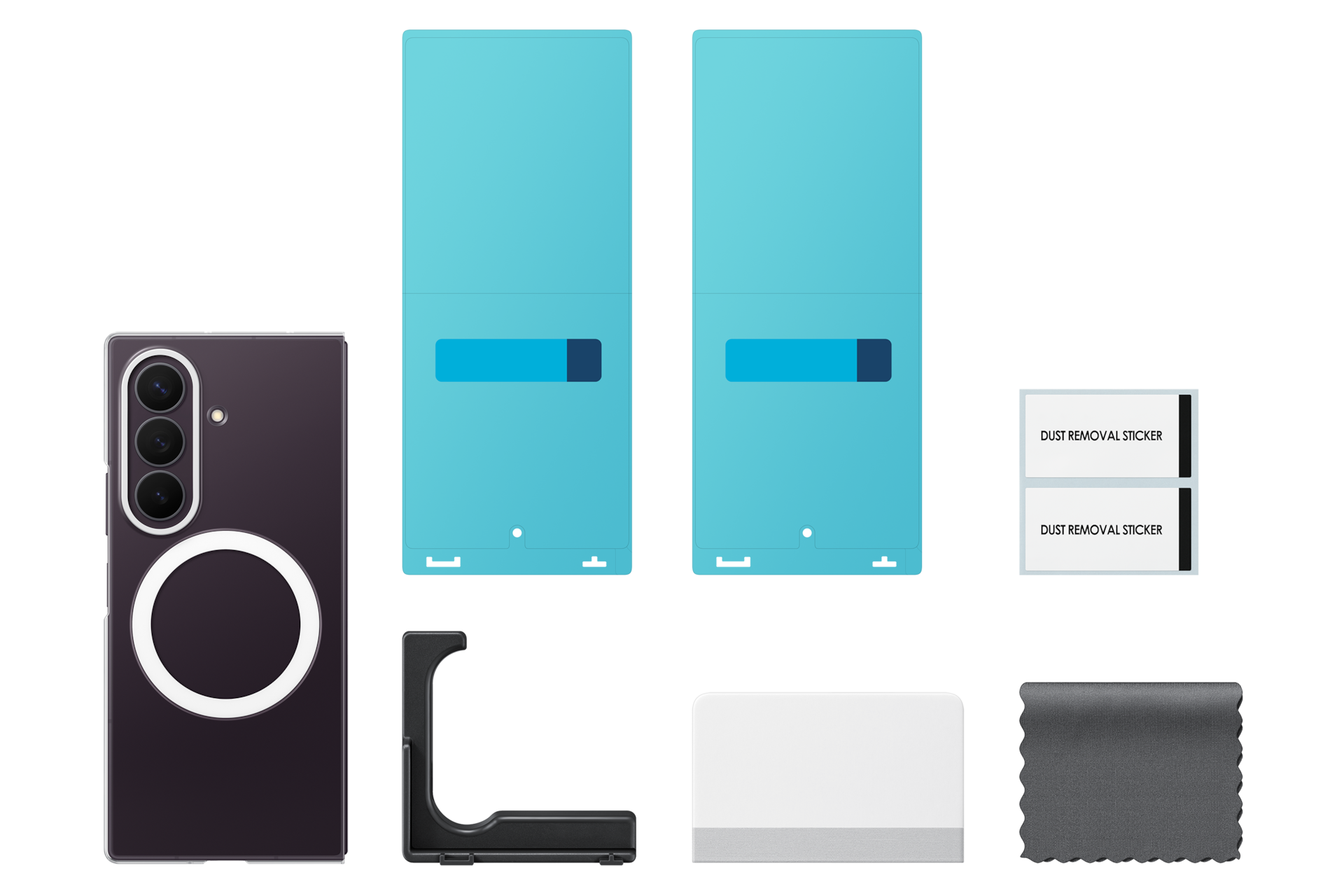 Samsung Z Fold8 Ultra Clear Magnet Case - Contents