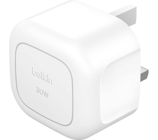 Belkin 30W USB-C Fast Charging Wall Charger – White