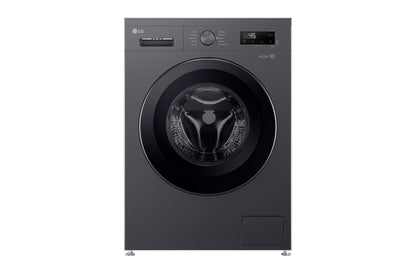 LG 8KG Front Load Washing Machine, F2Y1TYP6J, Black