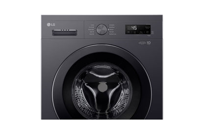 LG 8KG Front Load Washing Machine, F2Y1TYP6J, Black
