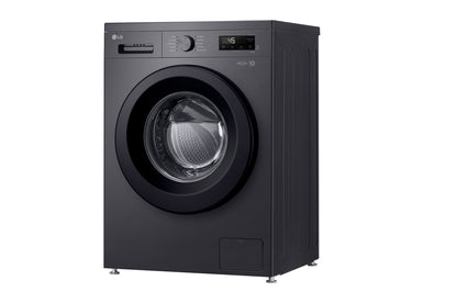 LG 8KG Front Load Washing Machine, F2Y1TYP6J, Black