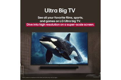 LG 65-inch UHD AI UA85 4K Smart TV with AI Magic Remote, HDR10, webOS25 (2025)