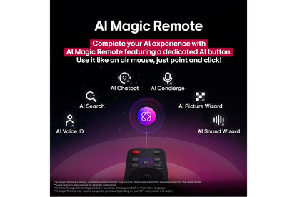 LG 65-inch QNED evo AI QNED86 MiniLED 4K 120Hz Smart TV with AI Magic remote, webOS25 (2025)