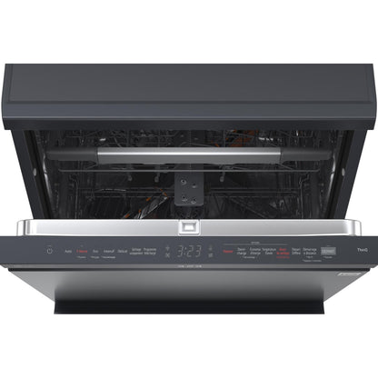 LG 14 Place Settings QuadWash Dishwasher with TrueSteam, Auto Open Dry and Heat Dry, Matte Black, DFC287HMS