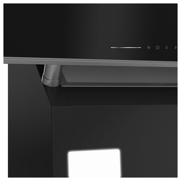 Beko Cooker Hood, 1 Year Warranty, Black, BHCB66741BBHS