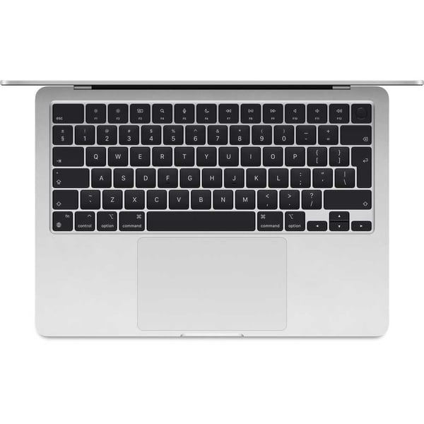 Apple Macbook Air 13-inch (2024), M2 chip with 8-core CPU, 16GB RAM, 256GB SSD, 8-core GPU, 13.6-inch Liquid Retina XDR display, Arb-Eng Keyboard, UAE Version, Silver, MC7V4AB/A