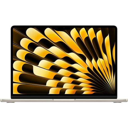 Apple Macbook Air 13-inch (2024), M3 chip with 8-core CPU, 24GB RAM, 512GB SSD, 10-core GPU, 13.6-inch Liquid Retina XDR display, English Keyboard, UAE Version, Starlight, MC8P4ZS/A