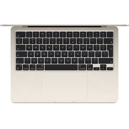 Apple Macbook Air 13-inch (2024), M2 chip with 8-core CPU, 16GB RAM, 256GB SSD, 8-core GPU, 13.6-inch Liquid Retina XDR display, English Keyboard, UAE Version, Starlight, MC7W4ZS/A