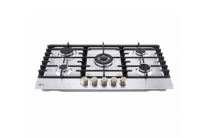 LG 2024 LG Built-in 900 Gas Cooktop with 5 burners, Stainless Steel CG5Z3626S