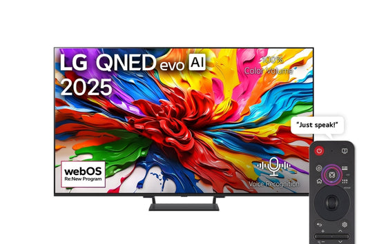 LG 85-inch QNED evo AI QNED93 4K 144Hz Smart Television AI Magic remote webOS25 (2025)