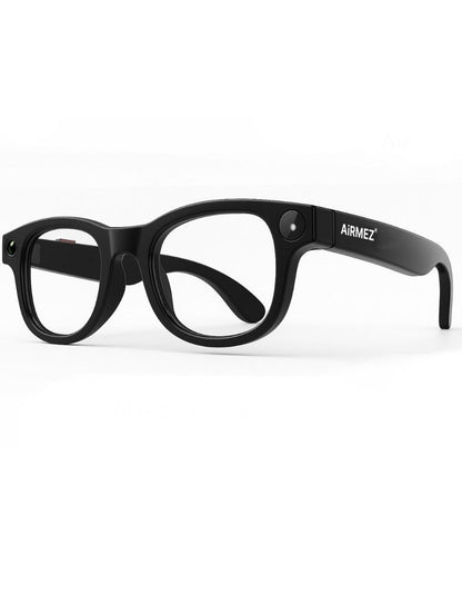 Airmez Mezlens S1 Smart AI Glasses with Camera, Black