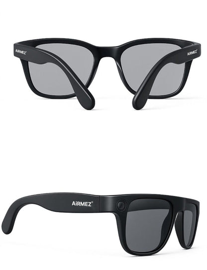 Airmez Mezlens S1 Smart AI Glasses with Camera, Black