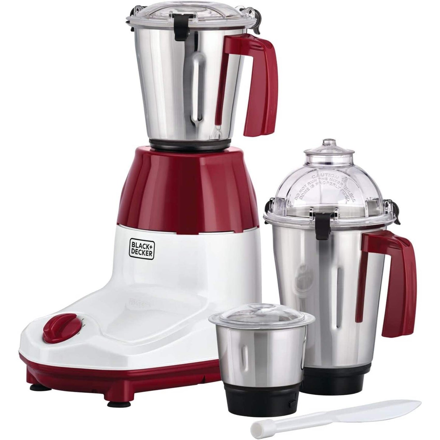 BLACK+DECKER 3-in-1 Multifunctional 750W Mixer Grinder with 3 Jars Set: Blender, Wet & Dry Grinder and a Chutney Jar MG750-B5