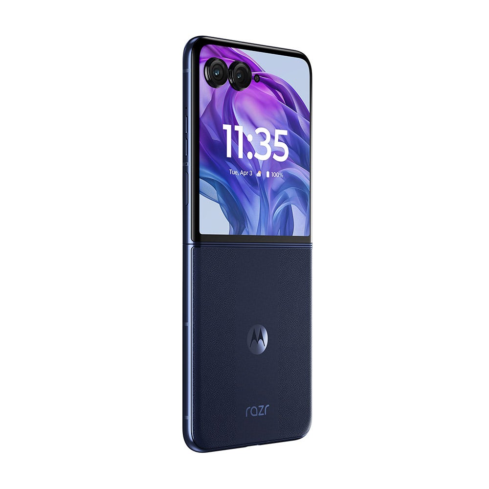 Motorola  Razr 50 Ultra 5G Smartphone, 12GB RAM, 512 GB Storage, 6.9 inches display, 50MP+50MP Camera, Android 14, Midnight Blue