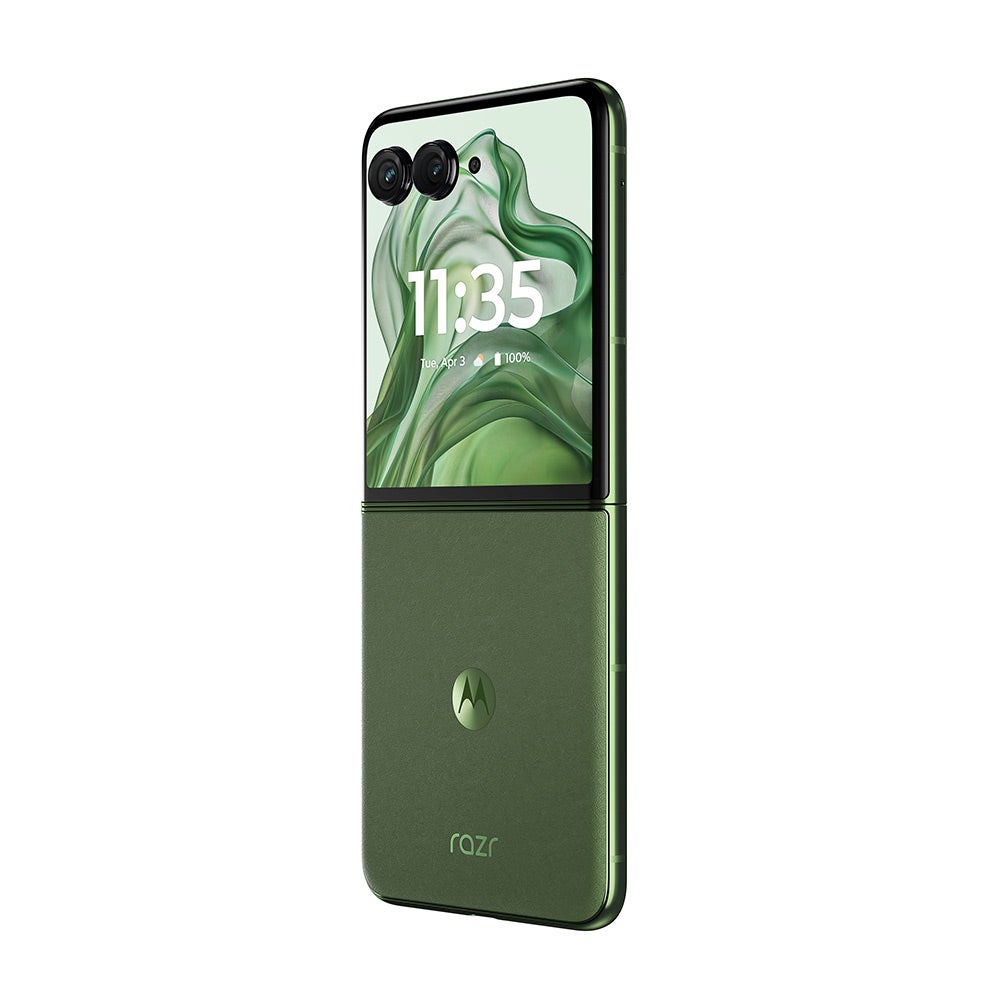 Motorola  Razr 50 Ultra 5G Smartphone, 12GB RAM, 512 GB Storage, 6.9 inches display, 50MP+50MP Camera, Android 14, Spring Green