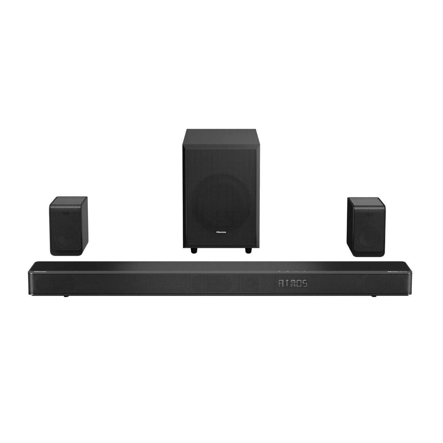 Hisense Soundbar, 5.1.2 Channel Dolby Atmos, 420W, Wireless Subwoofer – AX5120G