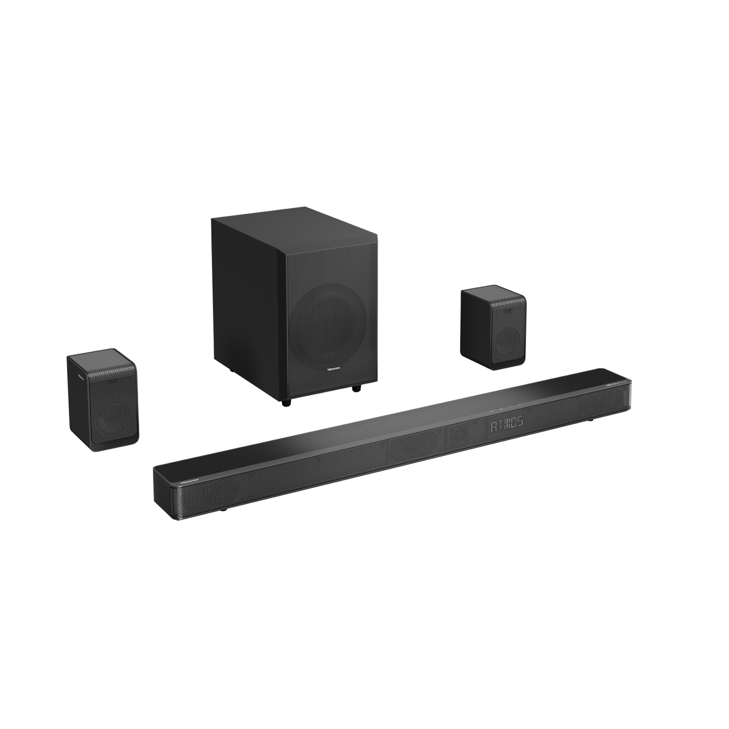 Hisense Soundbar, 5.1.2 Channel Dolby Atmos, 420W, Wireless Subwoofer – AX5120G