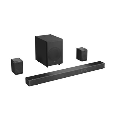 Hisense Soundbar, 5.1.2 Channel Dolby Atmos, 420W, Wireless Subwoofer – AX5120G