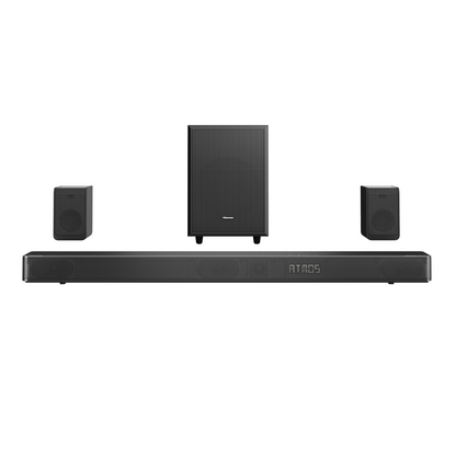 Hisense Soundbar, 5.1.2 Channel Dolby Atmos, 420W, Wireless Subwoofer – AX5120G
