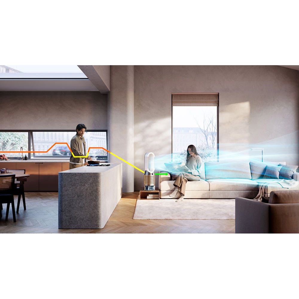 Dyson Purifier Humidify + Cool PH2 De-NOx PH05 White & Gold