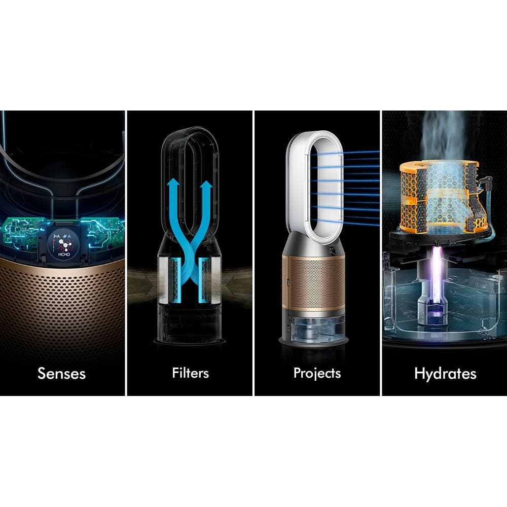 Dyson Purifier Humidify + Cool PH2 De-NOx PH05 White & Gold