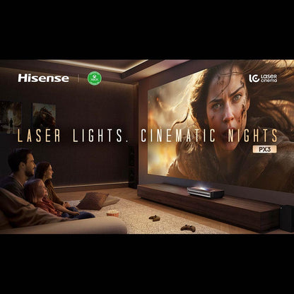 Hisense Laser TV, 4K UHD, Ultra Short Throw Smart Display – PX3-PRO