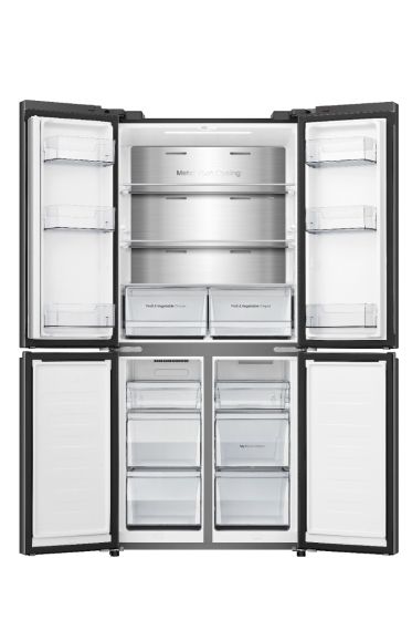 Hisense Four Door French Refrigerator, 610 L, Black, RQ5G470SBB3