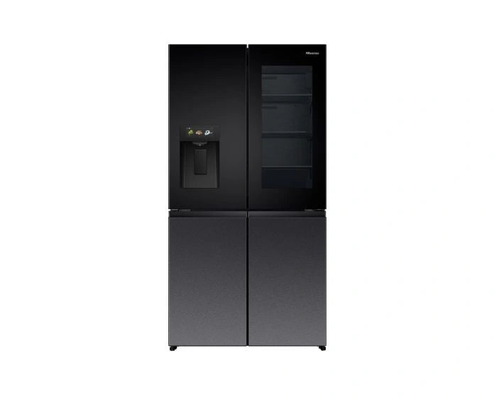 HISENSE Four Door French Smart Refrigerator, 607 L, Grey, RQ9P780TTB1