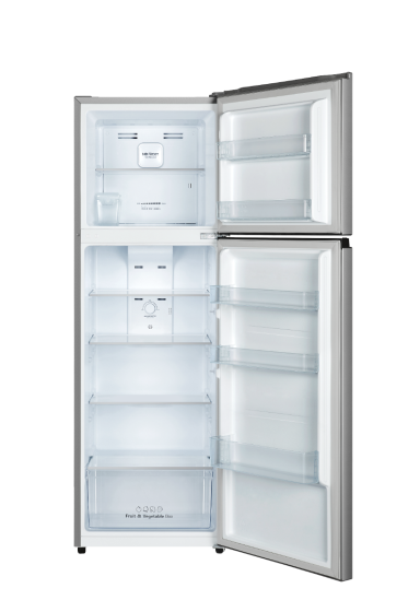 Hisense Top Freezer Refrigerator, 250 L, Stainless steel, RT3N328NAB