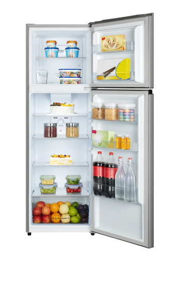 Hisense Top Freezer Refrigerator, 250 L, Stainless steel, RT3N328NAB