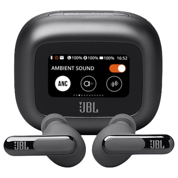 JBL Live Beam3 True Wireless Noise Cancelling Earbuds, Black