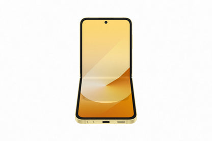 Samsung Galaxy Z Flip 6 Foldable AI Smartphone, 12GB RAM, 512GB Storage, 5G Dual Sim, 50MP Camera, Android 14 One UI, FlexCam, Long Battery Life, Yellow, Middle East Version