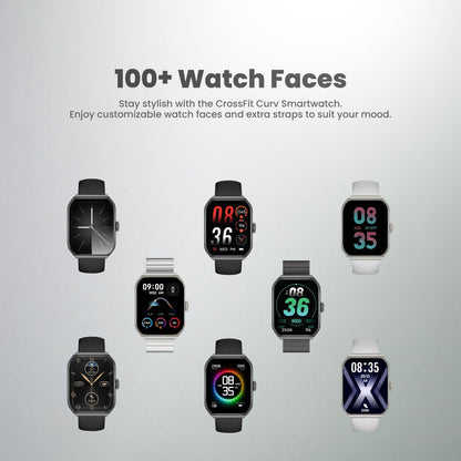 Smartix Premium CrossFit Curve Smartwatch Silver