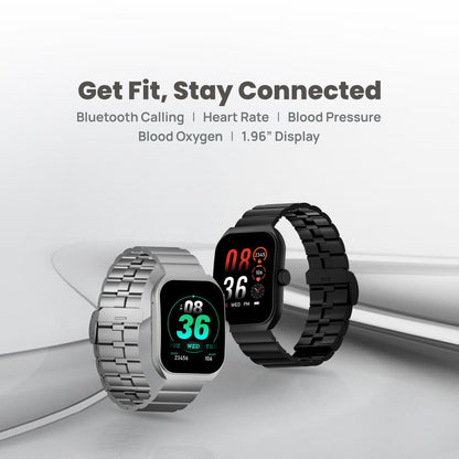 Smartix Premium CrossFit Curve Smartwatch Silver