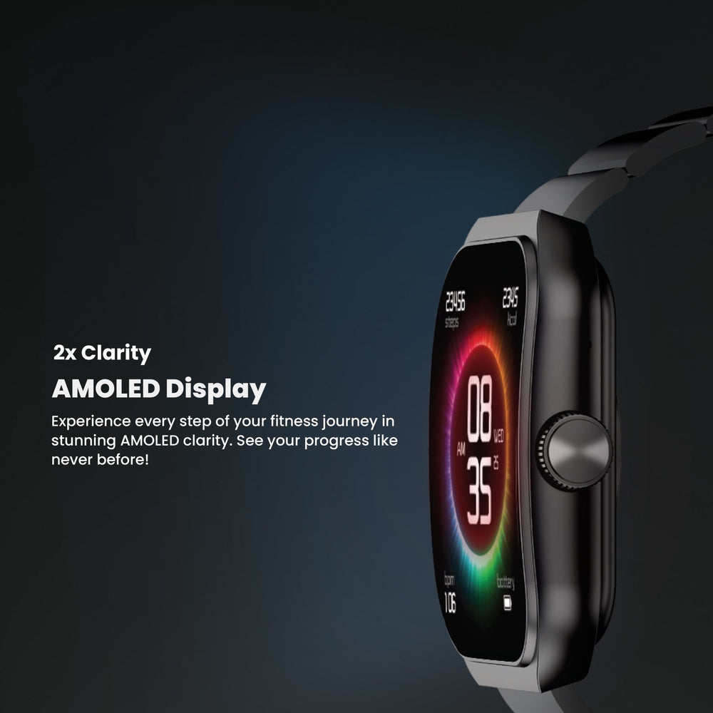 Smartix Premium CrossFit Curve Smartwatch Silver