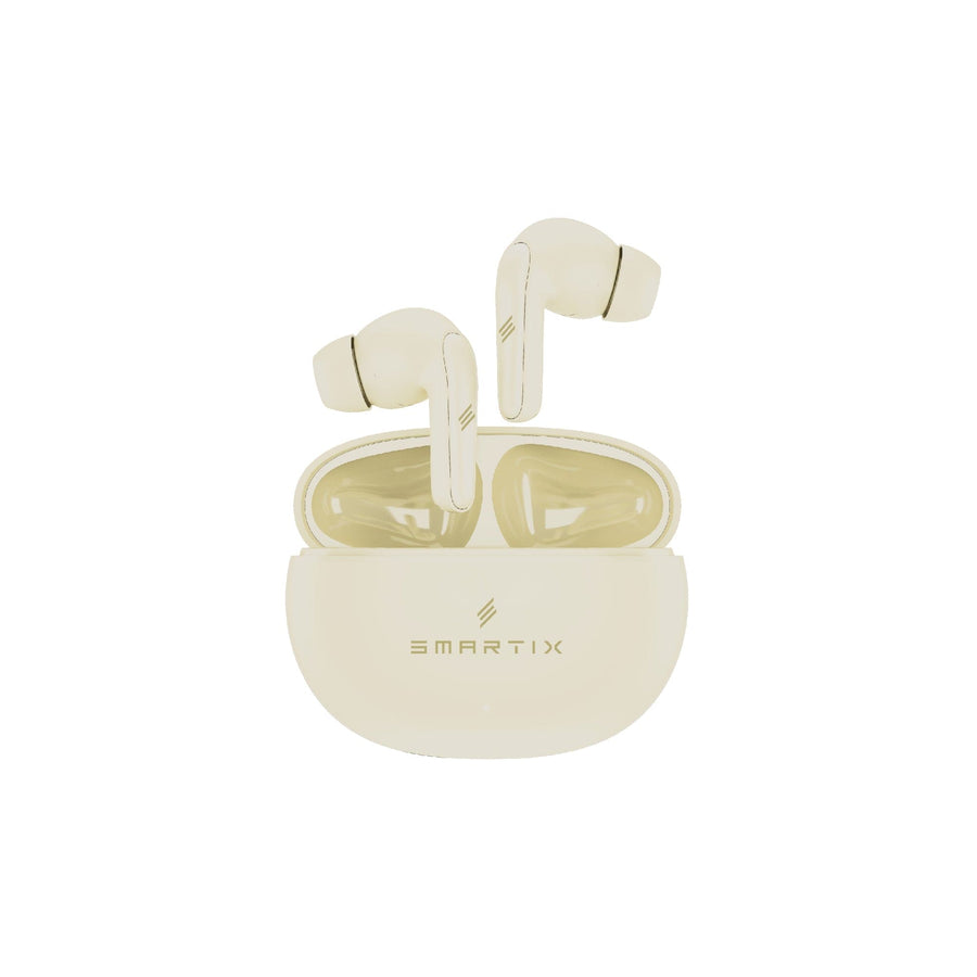 Smartix Premium ANC 1 Wireless Earbuds, Beige