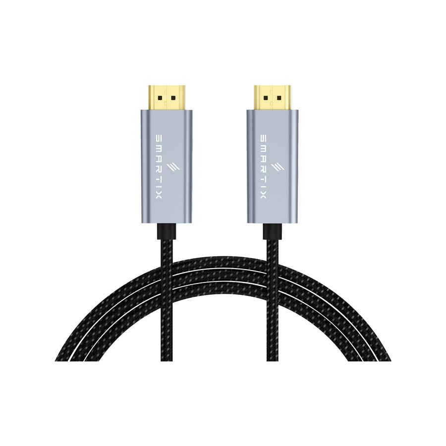 Smartix Premium 5m Nylon Braided HDMI Cable 8k, 4K, Black