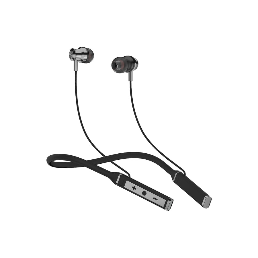 Smartix Premium Immerse Curv Neckband Wireless Earphone, Black