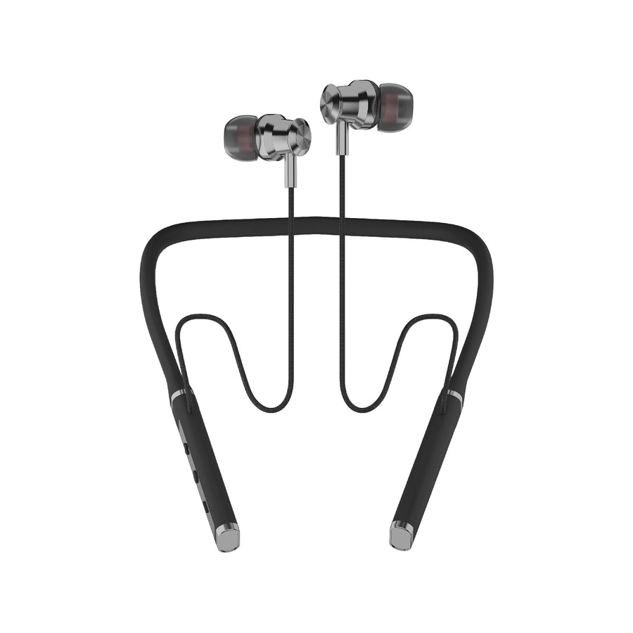 Smartix Premium Immerse Curv Neckband Wireless Earphone, Black