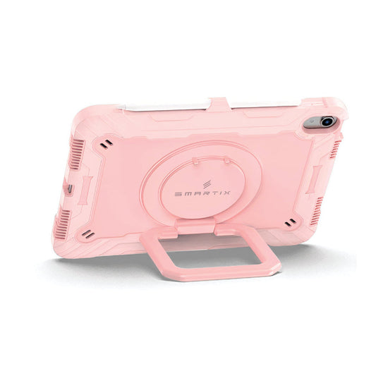 Smartix Premium iPad 10.9-inch Shockproof Case with Kickstand for Kids, Pink