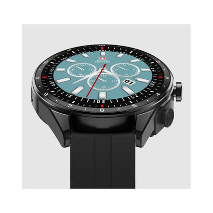 Dom Music Smartwatch with Metal Strap – Black