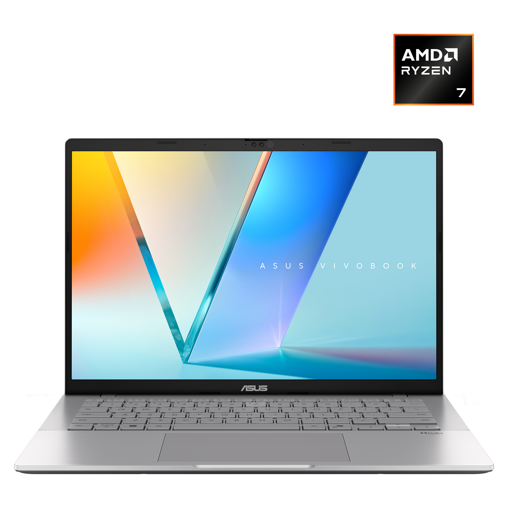 ASUS Vivobook S14 M3407KA Cool Silver front view