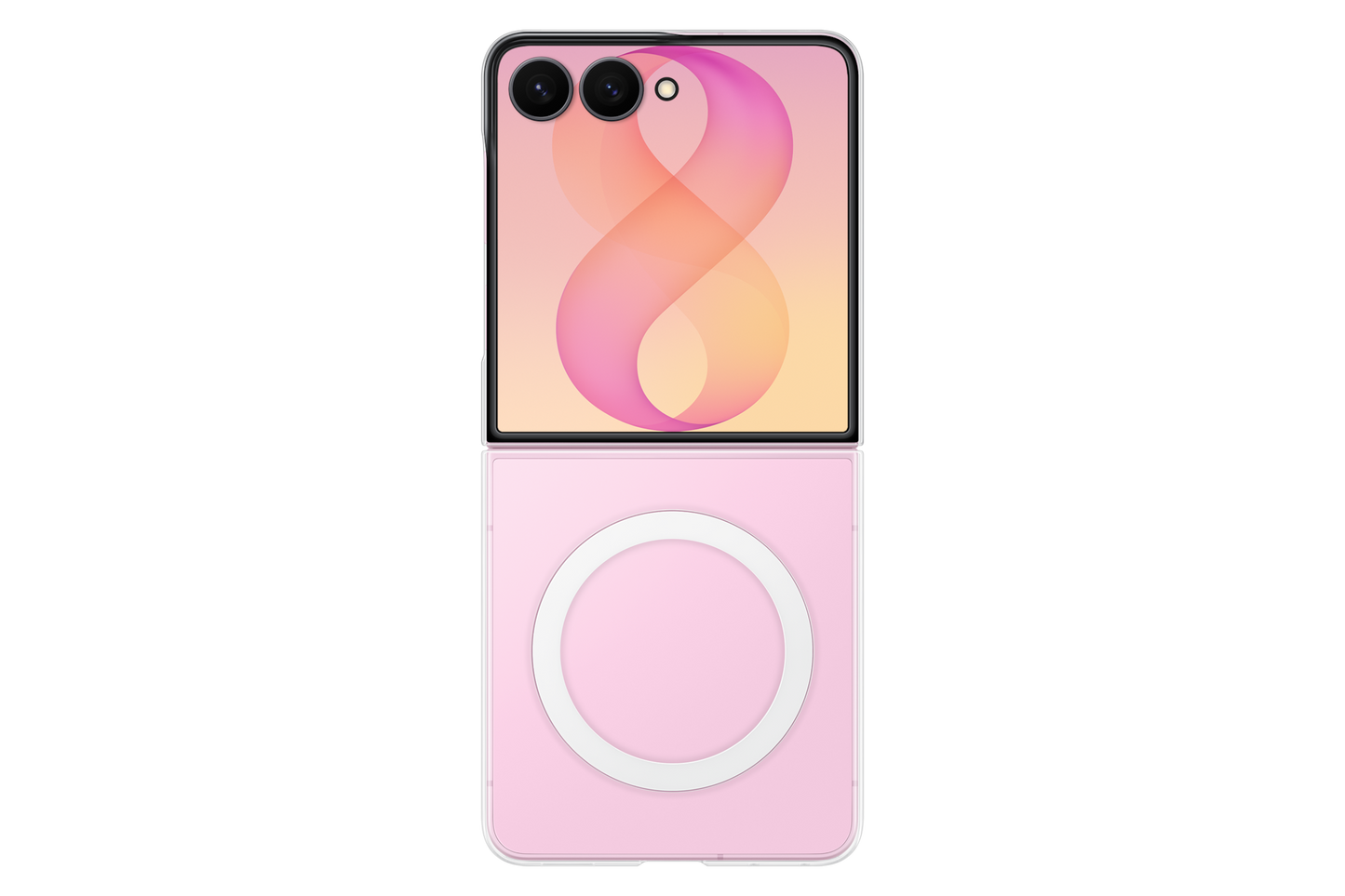 Samsung Z Flip8 Clear Magnet Case - Hero