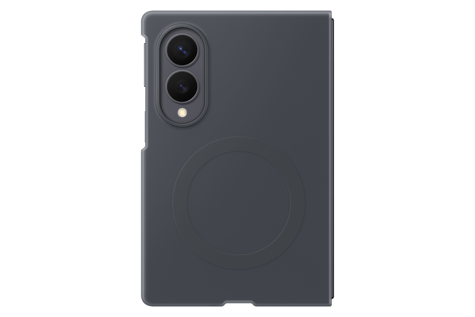 Samsung Z Fold8 Silicone Magnet Case Graphite - Angle