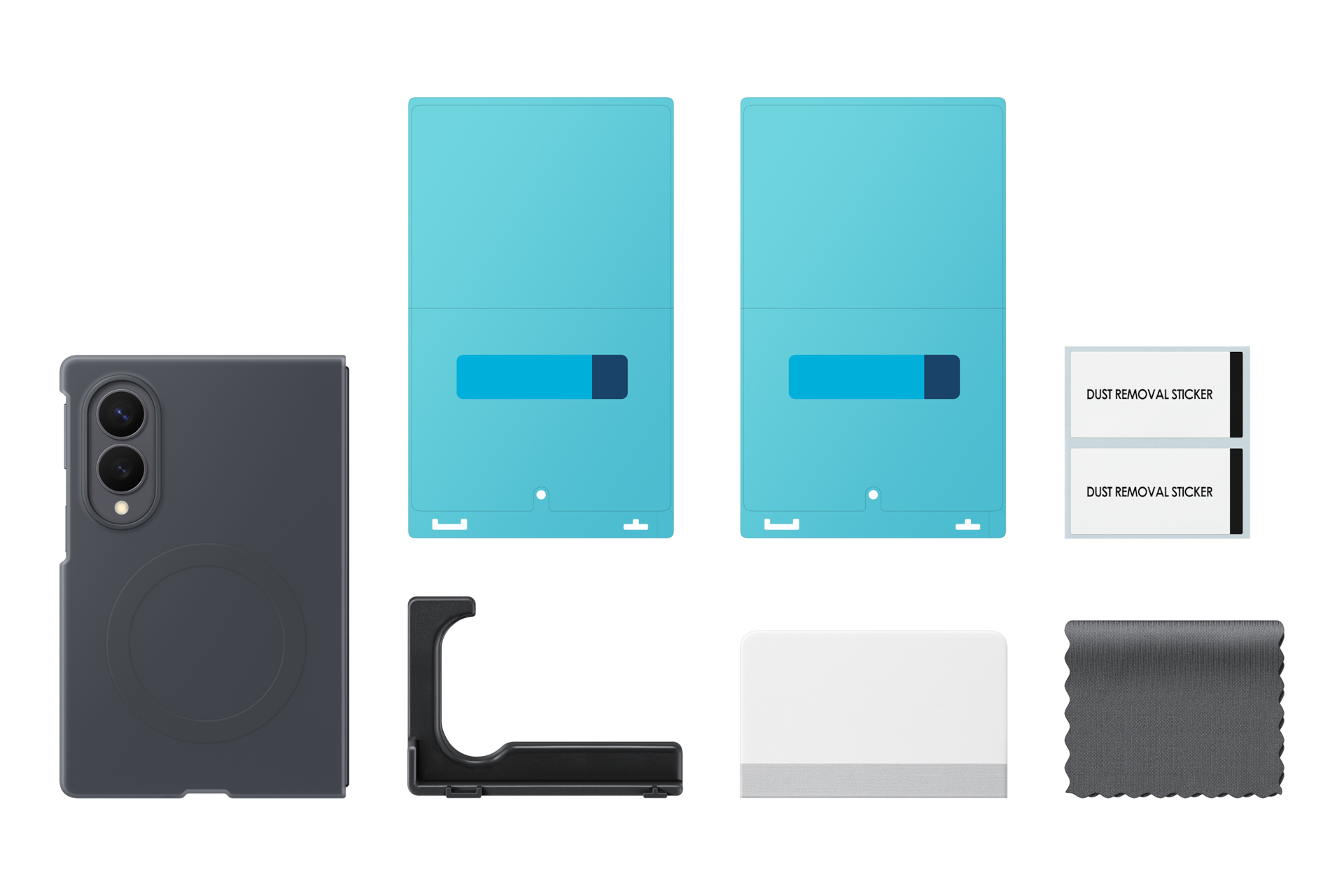 Samsung Z Fold8 Silicone Magnet Case Graphite - Contents